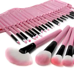 핫 잘 팔리는 Woman's Pink 32 Pcs 메이 컵 brush set 페이셜 메이크업 브러쉬 전문 수 페리 어 Soft 화장품 브러쉬 툴