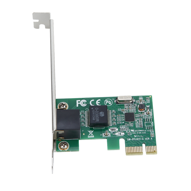 Hot Sale 10/100 Mbps PCi Express to Rj45 Port Realtek 8211E Chip Network Interface Card