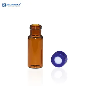 ALWSCI 2 ml Autosampler amber vials ptfe silicone consumables lab use 2ML-9-V1003