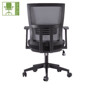 Computadora del hogar transpirable ergonómico giratorio completo silla de oficina de malla con altura ajustable y apoyabrazos - Product Image 3