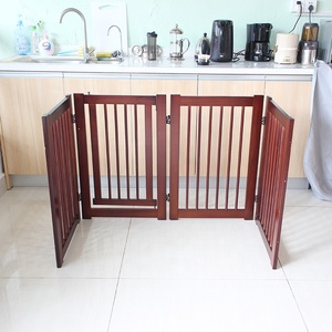 <span class=keywords><strong>En</strong></span> <span class=keywords><strong>bois</strong></span> <span class=keywords><strong>Chien</strong></span> Pliant Porte Clôture Parc D'intérieur Debout De Barrière De Sécurité - Product Image 4