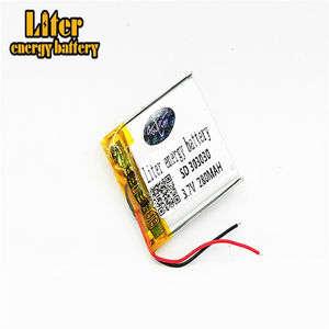 <strong>3</strong>,7 V Li-Po lithium battery 303030 280 mAh for machine slim lipo polymer rechargeable Li-ion battery bluetooth - Product Image 1