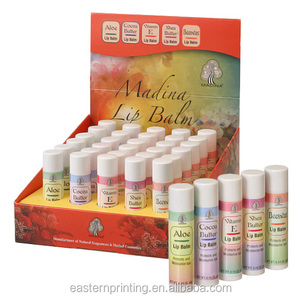 Custom Cardboard / Corrugated Lip Balm Display Packaging Box