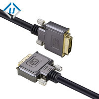 Câble vidéo 4K 60HZ DVI vers DVIi mâle vers mâle pour projecteur d'ordinateur