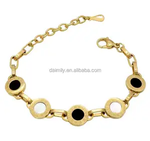 316 Edelstahl Shell Armband für Frauen Gold und Roségold Armband