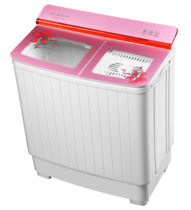 6.0KG TWIN TUB WASHING MACHINE GLASS COVER SINGLE LAYER - Product Image 2