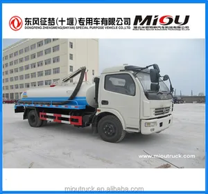 Proveedores de China de vacío de succión de aguas residuales camión camiones cisterna para la venta