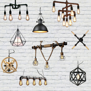 5 Luz E27 Tubo De Cobre Luz de Techo Industrial Steampunk <span class=keywords><strong>Vintage</strong></span> Colgante NS-125332 - Product Image 3