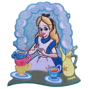 ホット販売カスタマイズヒートカット漫画白雪姫パターン刺Embroideryパッチ