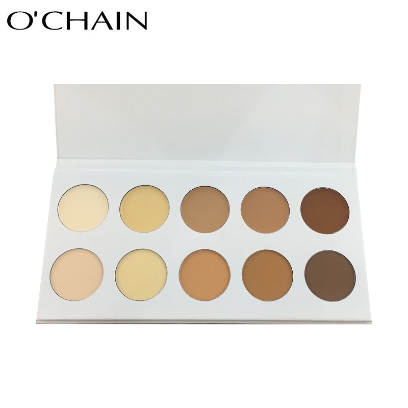Высокий Охват 10 Цвет Крем Макияж Палитра создать свой собственный бренд