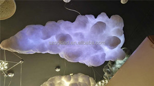 Décoratifs pour la maison <span class=keywords><strong>Nuage</strong></span> Lustre avec LED Pvc Imitation De Fiber De soie Pendentif Lampe En Gros - Product Image 2