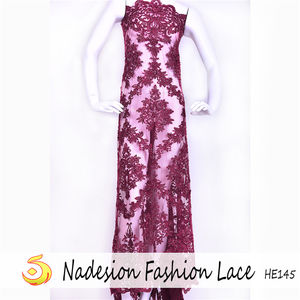 <span class=keywords><strong>Tela</strong></span> de encaje de <span class=keywords><strong>tul</strong></span> suizo para vestido de novia, venta al <span class=keywords><strong>por</strong></span> mayor de fábrica - Product Image 3