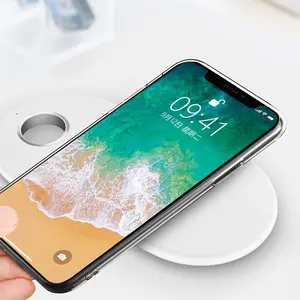 Funxim Multi-Function Qi Fast Wireless Charger Charging Pad for iPhone New and Apple Watch Compatible with Qi Enabled Smartphone