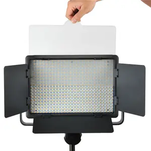 Godox Lampu Kilat Kamera LED 500LRC, Lampu Led Video Studio Fotografi Bertenaga Baterai Warna Terang