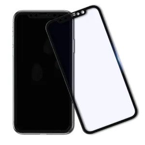 3D 屏幕保护为 iPhone X XS XS 6.1 XS 6.5 6 p 8 8 p 全封面, 9 h 0.33毫米防指纹钢化玻璃