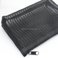 Trousse à crayons en maille transparente personnalisable, petite pochette promotionnelle, idéale comme cadeau