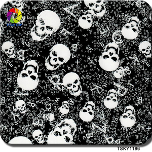 TSAUTOP 0.5/1M Lebar Pola Tengkorak untuk Hydro Dipping dan Water Transfer Printing - Product Image 3