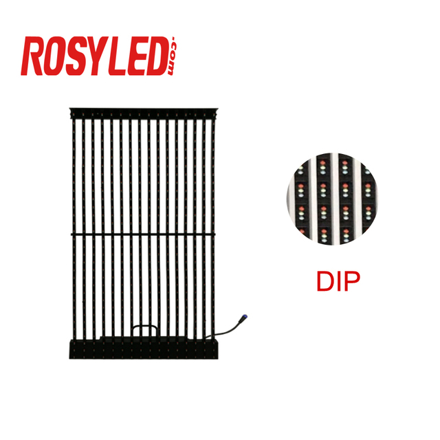 Outdoor Transparent Mesh Curtain P15.625 P16 P20 P25 P31.25 Advertising Screen Display LED Video Wall Pantalla Billboard Sign