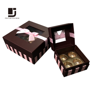 Custom luxury gift packing fancy craft chocolate packaging paper box
