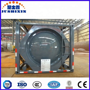 HCL Schwefelsäure 20-Fuß ASME T14 ISO-Tankcontainer 25CBM Kapazität -40~+130 Grad Design-Temperatur für Chemische Korrosive Flüssigkeiten - Product Image 5