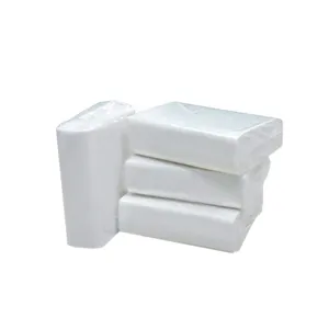 处女纸浆折叠组织，白色 2 层 (每包 200，每箱 20)