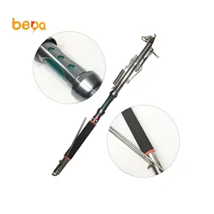 2.1m 2.4m 2.7m 3.0m Telescopic Stainless Steel Automatic Fishing Rod Sea River Lake Fish Pole Hard mit Storage Bag für Fishing