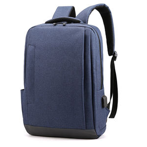 Мужской черный нейлоновый рюкзак для ноутбука - Product Image 4