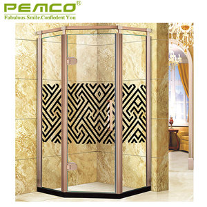 <span class=keywords><strong>Mampara</strong></span> de <span class=keywords><strong>Ducha</strong></span> Moderna <span class=keywords><strong>Corredera</strong></span> de Vidrio Templado 304 SUS, Económica, Sin Marco - Product Image 3