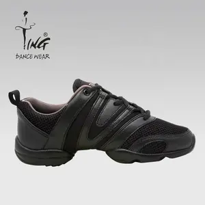 Scarpe da ballo sportive professionali nuove scarpe da ballo con tacco basso in pelle scarpe da ballo Jazz - Product Image 5