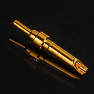 Brass material spring loaded precision Pogopin,connector components