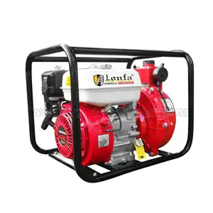 1.5Inch 2 Inch Gx160 Gx270 Hogedruk Kleine Draagbare Brandbestrijding Benzine Gas Benzine Waterpomp Met Hondamotor