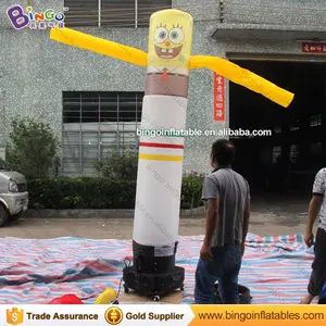 usb inflatable SpongeBob mini small air dancer for sky flying man