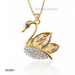 Nec2495 amante Crystal Rhinestone collar colgante de moda para los regalos - Product Image 4