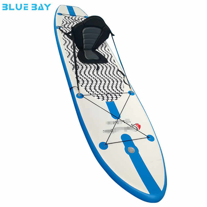 Schwarz farbe angeln stand up paddle board mit zubehör schwere aufblasbare angeln sup
