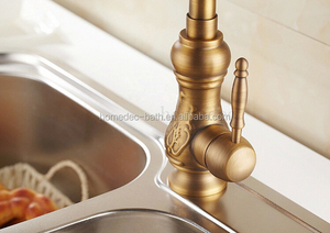 حنفيات مطبخ من النحاس الأصفر العتيق - Product Image 5