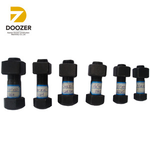 Bulldozer track bolts nuts shoes/shoes crawler excavator bolt and nut - Product Image 1