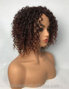 Perruque synthétique courte crépue et bouclée pour femme, <span class=keywords><strong>coiffure</strong></span> afro-américaine de haute qualité, - Product Image 3