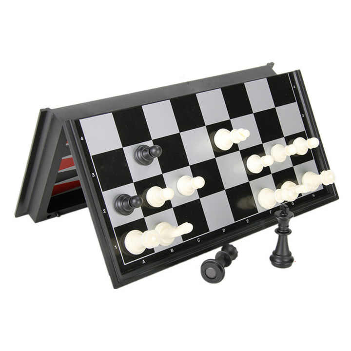 Chess Set 3 In 1 Chess Checkers Backgammon Set - View #13
