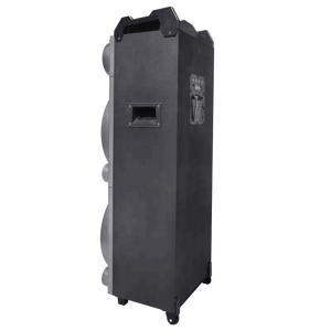 Bafle-caja de madera de 10 pulgadas, 10000watss, usb, TF, radio, karaoke, gran potencia, música, escenario, altavoz con micrófono inalámbrico - Product Image 4