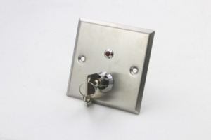 Màu đỏ Màu Xanh Lá Cây LED ánh sáng arcade Quảng Trường thép không gỉ cửa khẩn cấp phát hành yêu cầu để thoát khỏi truy cập điều khiển key nút đẩy chuyển đổi - Product Image 5