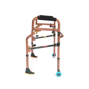 China fábrica andador alta calidad <span class=keywords><strong>real</strong></span> aleación de aluminio caminar ayudas plegable andador - Product Image 3