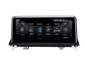 Écran tactile stéréo avec processeur quad core, unité multimédia, 2 + 32, pour BMW X5 X6 E70 E71 (10.0-2007), android 2010