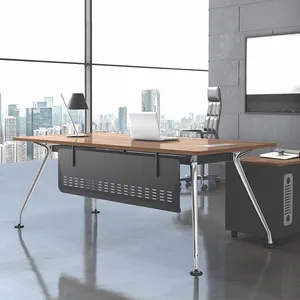 Perna de cromo para móveis de escritório, estrutura de mesa de metal do escritório da tabela do computador base de perna da mesa