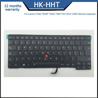 HK-HHT nouveau clavier pour Lenovo ThinkPad T440 T450 T431 E431 E440 clavier allemand rétro-éclairé