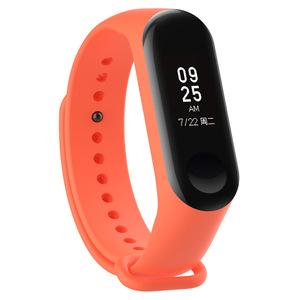 IVANHOEアジャスタブルホールソフトTPEシリコン交換用リストバンドスポーツストラップXiaoMi Band3スマートウォッチ用