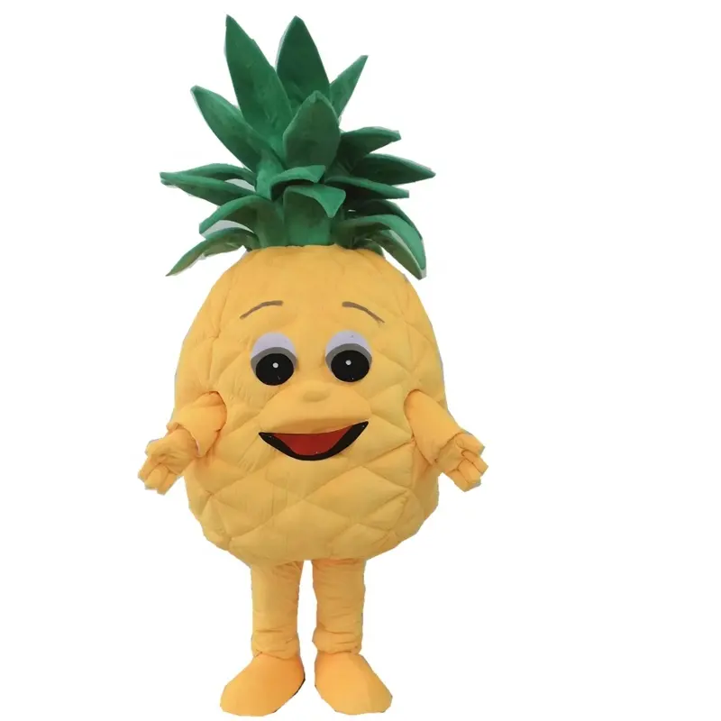 Fantasia de abacaxi/máscara de frutas, trajes de mascote