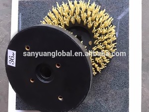 5 brosses de polissage, pour polisseuse, en diamant, métal, granit - Product Image 3