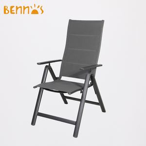 GIARDINO ESTERNO in ALLUMINIO SEDIA PIEGHEVOLE 6-POSIZIONE IMBOTTITO - Product Image 2