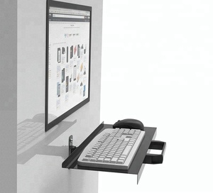 Newly Released Foldable 65*21cm Wall Mount Keyboard Tray Tray Holder for <strong>Computer</strong> <strong>Accessories</strong> - Product Image 5