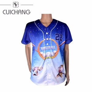 2018 unique design full sublimation printing custom baseball sport polo shirts - Product Image 1